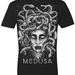 Medusa Graphic Black T-Shirt